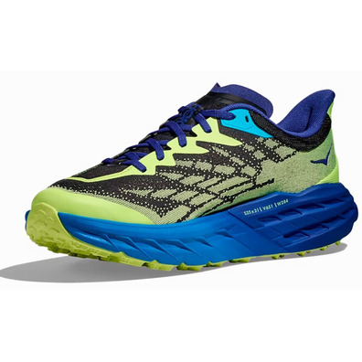 Chaussure Hoka Speedgoat 5 Bleu/Lime