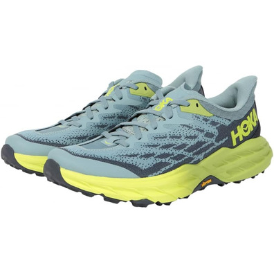 Chaussure Hoka Speedgoat 5 Gris/Lime