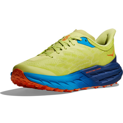 Chaussures Hoka Speedgoat 5 vert citron/bleu marine