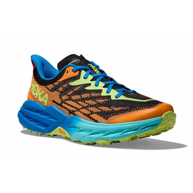 Chaussure Hoka Speedgoat 5 Orange/Nonir/Bleu