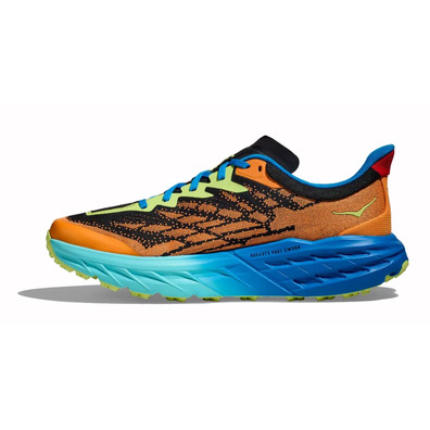 Chaussure Hoka Speedgoat 5 Orange/Nonir/Bleu