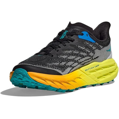Chaussure Hoka Speedgoat 5 Nonir/Gris/Vert