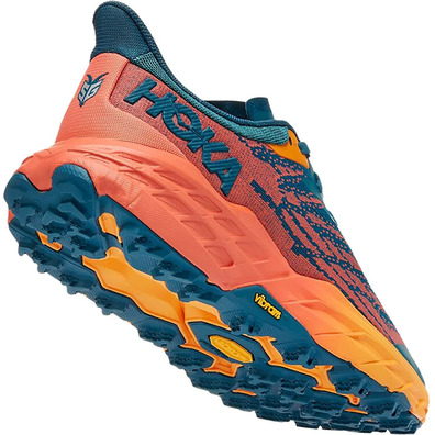 Chaussure Hoka Speedgoat 5 W Bleu/Corail