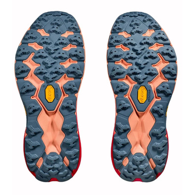Chaussure Hoka Speedgoat 5 W Gris Acier/Corail