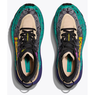 Chaussure Hoka Speedgoat 6 Gris/Vert/Violet