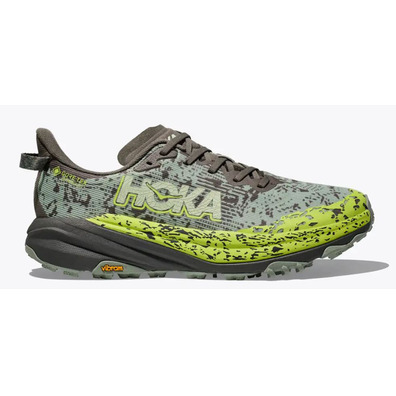 Chaussure Hoka Speedgoat 6 GTX Gris/Vert