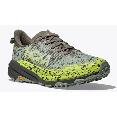 Chaussure Hoka Speedgoat 6 GTX Gris/Vert