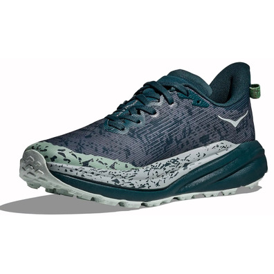 Chaussure Hoka Speedgoat 6 GTX Gris/Vert Mer