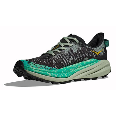 Chaussure Hoka Speedgoat 6 W Gris/Vert/Jaune