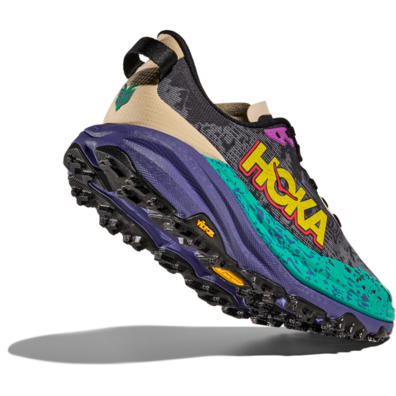 Baskets Hoka Speedgoat 6 W Gris/Vert/Violet