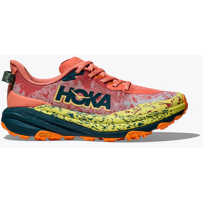 Baskets Hoka Speedgoat 6 W Saumon/Jaune