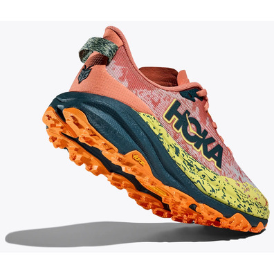 Baskets Hoka Speedgoat 6 W Saumon/Jaune