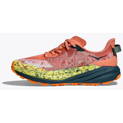 Baskets Hoka Speedgoat 6 W Saumon/Jaune