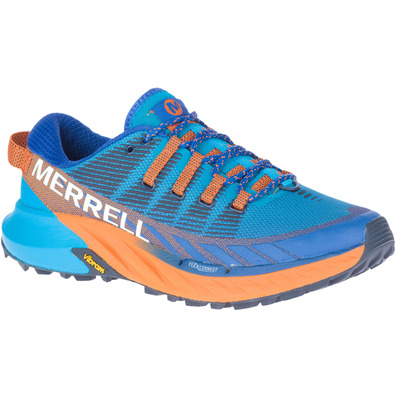 Chaussure Merrell Agility Peak 4 Bleu/Orange