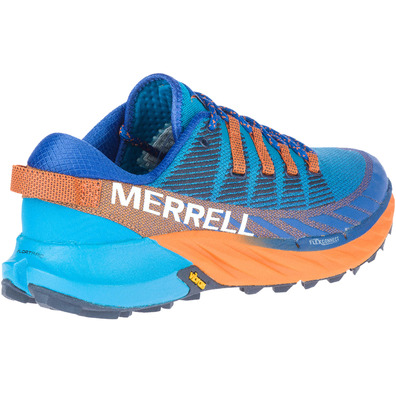 Chaussure Merrell Agility Peak 4 Bleu/Orange
