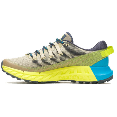 Chaussure Merrell Agility Peak 4 Beige/Jaune/Bleu