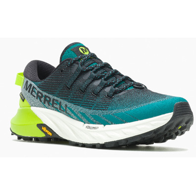 Chaussures Merrell Agility Peak 4 GTX Bleu/Vert