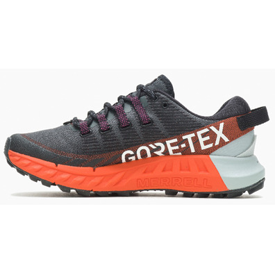 Chaussure Merrell Agility Peak 4 GTX Noir/Rouge