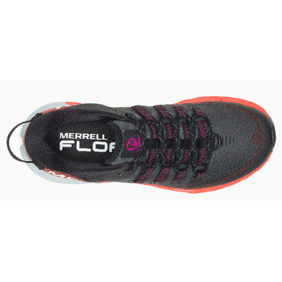 Chaussure Merrell Agility Peak 4 GTX Noir/Rouge