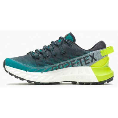 Chaussure Merrell Agility Peak 4 GTX W Bleu/Vert