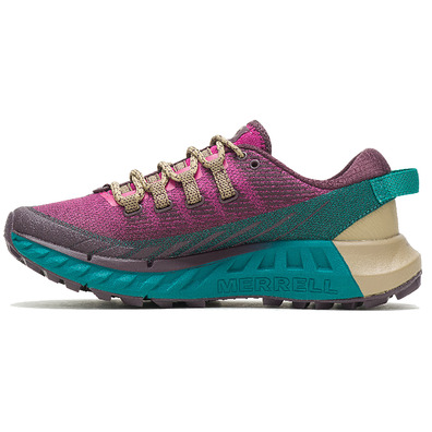 Chaussures Merrell Agility Peak 4 W Fuchsia/Aigue-marine