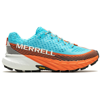 Chaussures Merrell Agility Peak 5 W Bleu/Orange