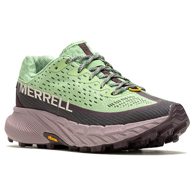 Chaussures Merrell Agility Peak 5 W Vert/Grenat