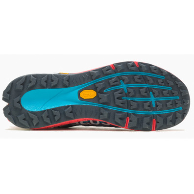 Chaussure Merrell Agitily Peak 4 GTX Bleu/Rouge