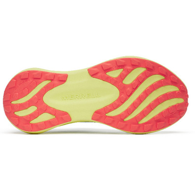 Baskets Merrell Morphlite W vert/jaune/corail