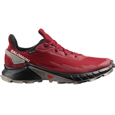 Chaussure Salomon Alphacross 4 GTX Rouge