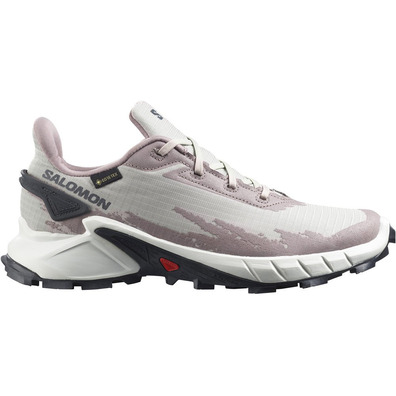 Chaussures Salomon Alphacross 4 GTX W Rose/Gris