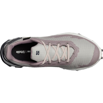 Chaussures Salomon Alphacross 4 GTX W Rose/Gris