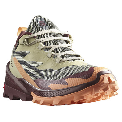 Chaussures Salomon Cross Over 2 GTX W Beige/Grenat/Saumon