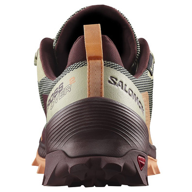 Chaussures Salomon Cross Over 2 GTX W Beige/Grenat/Saumon
