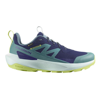 Chaussure de course Salomon Elixir Activ GTX Bleu/Vert citron