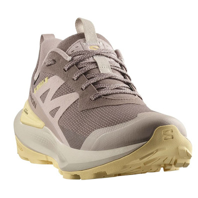 Chaussure de course Salomon Elixir Activ GTX W Marron/Jaune