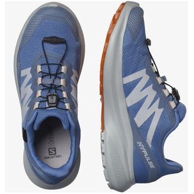 Chaussure Salomon Hypulse GTX W Bleu/Blanc