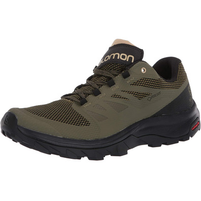 Présentation de Chaussure Salomon GTX Oliva verte