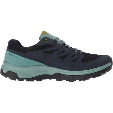Zapatilla Salomon Grande ligne GTX W Marino/Verde