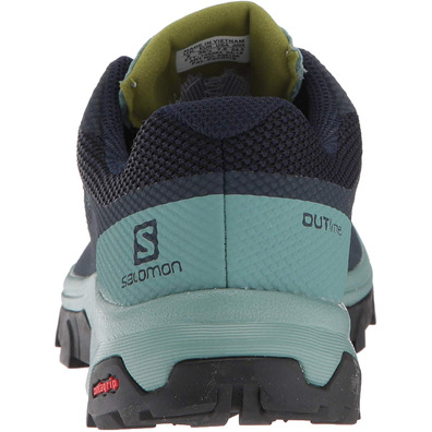 Zapatilla Salomon Grande ligne GTX W Marino/Verde