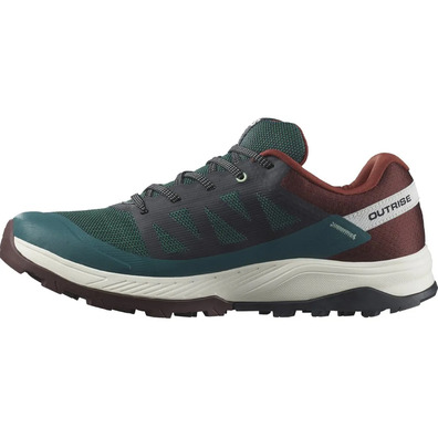 Baskets Salomon Outrise Gtx Vert/Marron