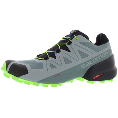 Baskets Salomon Speedcross 5 Gris / Nonir / Citron Vert