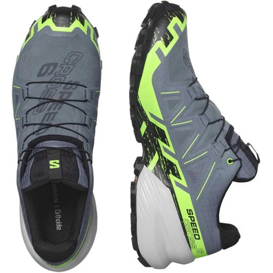 Chaussure Salomon Speedcross 6 GTX Gris/Lime