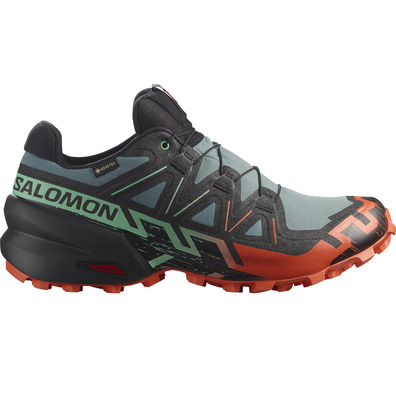 Chaussure Salomon Speedcross 6 GTX Gris/Noir/Orange