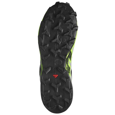 Chaussure de course Salomon Speedcross 6 GTX Gris/Noir/Vert