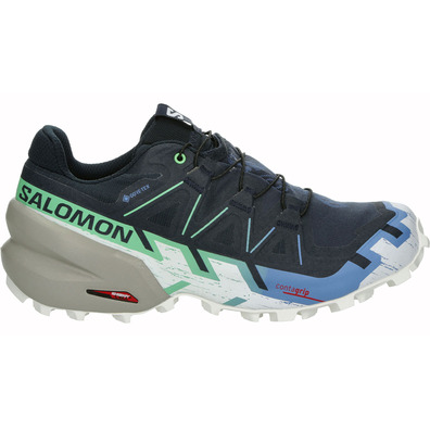 Chaussure Salomon Speedcross 6 GTX W Marine/Vert