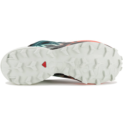 Chaussure de trail Salomon Speedcross 6 GTX W Noir/Vert/Rouge