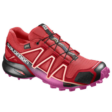 Zapatilla Salomon Speedcross 4 GTX W Rouge/Fucsie