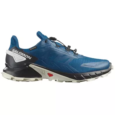 Chaussure Salomon Supercross 4 GTX Bleu/Blanc