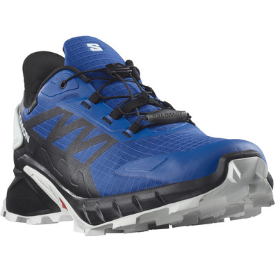 Chaussure Salomon Supercross 4 GTX Bleu/Noir